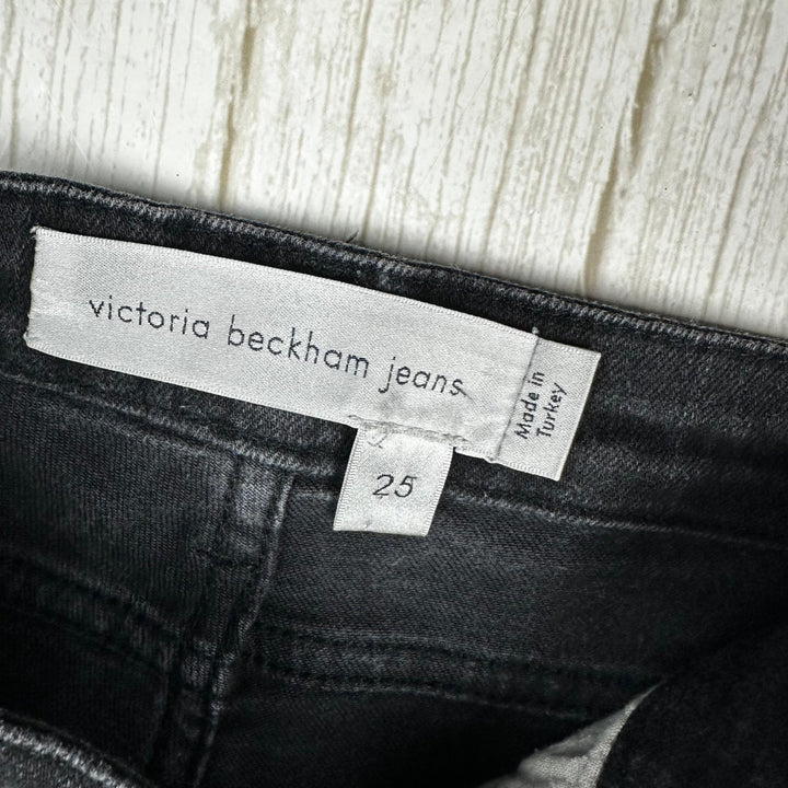 Victoria Beckham Jeans High Rise Skinny Black Jeans - Size 25"