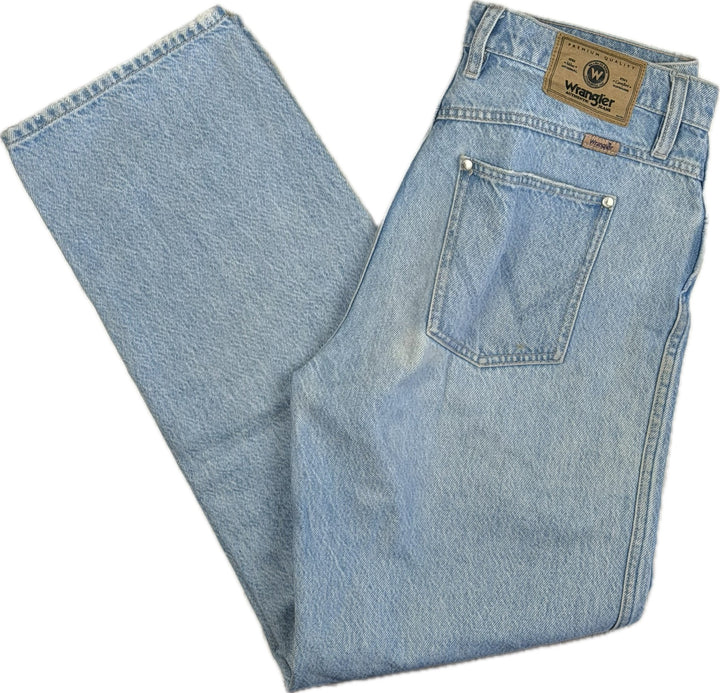 Wrangler 'Frances' Relaxed Straight Jeans - Size 8