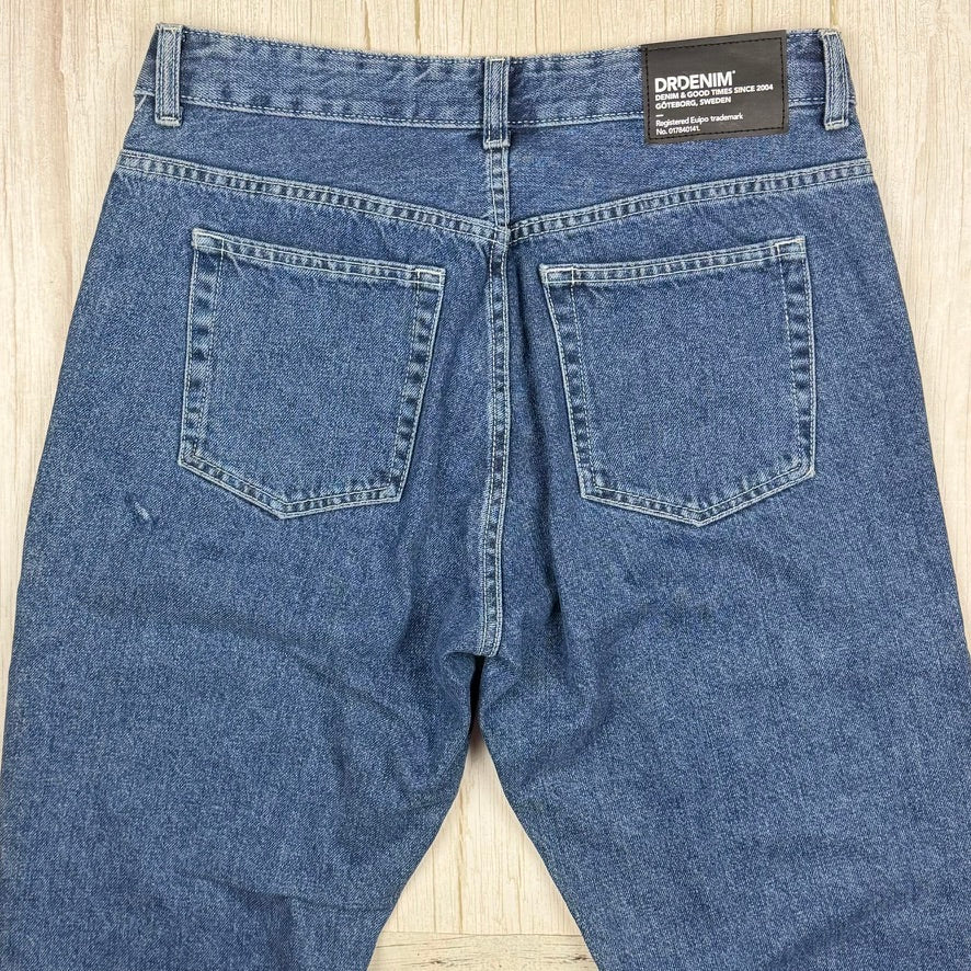 Dr Denim 'Arch' Pebble  Mid Stone Straight Jeans - Size 28