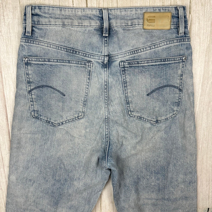 G Star RAW Womens 'Tedie' Ultra High Straight Ankle Jeans -Size 28