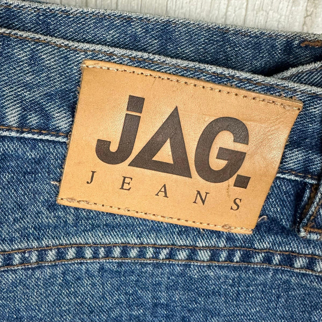 Jag Vintage 80's Australian Made Mens Classic Jeans - Size 38/36