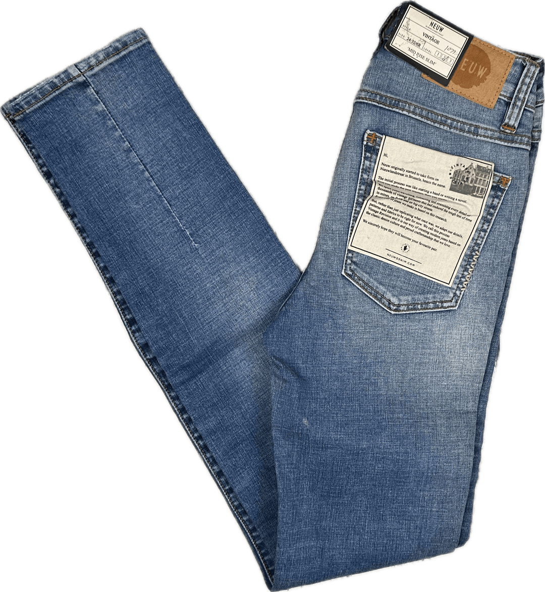 NWT- Ladies NEUW 'Vintage Skinny'' Jeans - Size 24/32 - Jean Pool