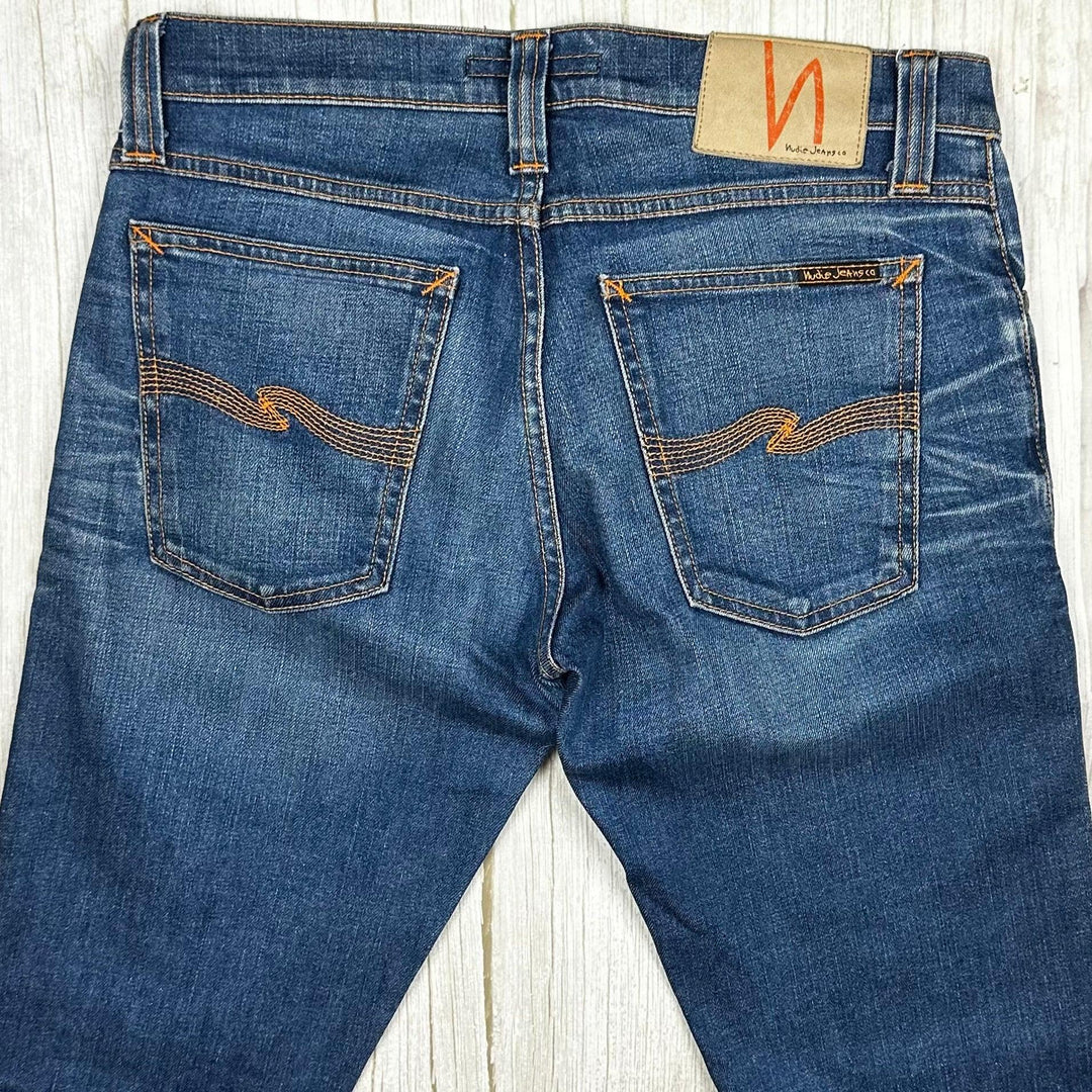 Nudie Jeans Co 'Tight Long John' Dark Used Denim Jeans - Size 28/32