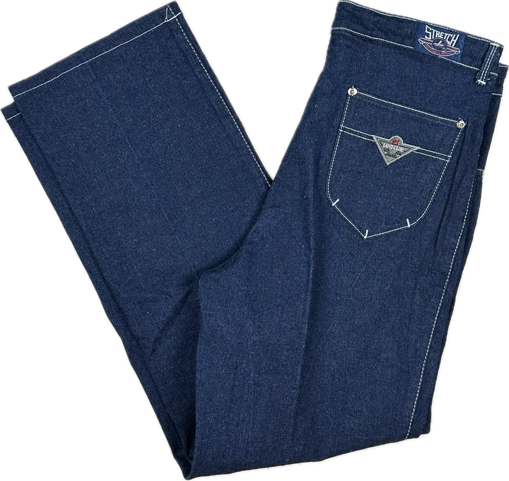 1980's High Waist Slim Ladies Stretch  Jeans by Lea Club- Suit Size 10/12