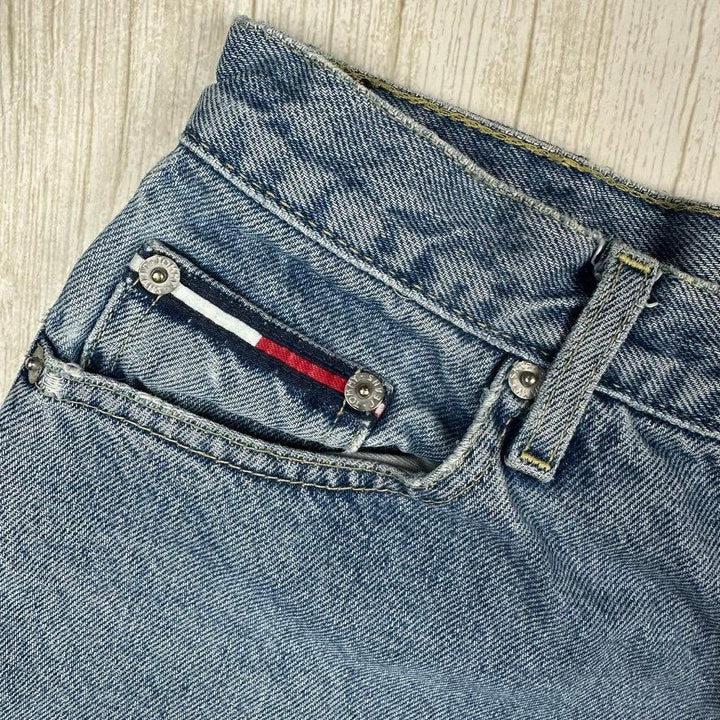 Tommy Hilfiger Distressed 90's Denim Cut Off Shorts - Suit Size 8