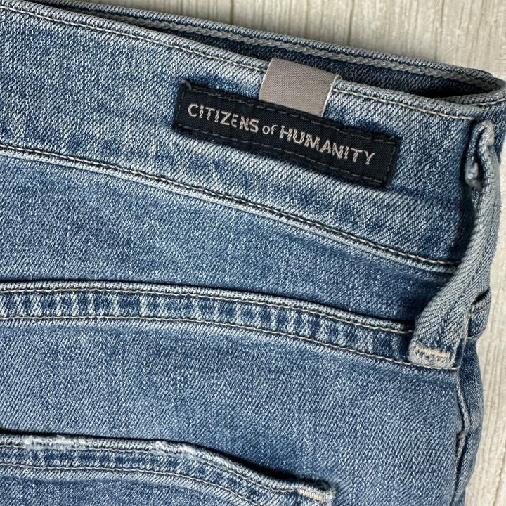 Citizens of Humanity 'Cara' Mid Rise Cigarette Ankle Jeans - Size 32