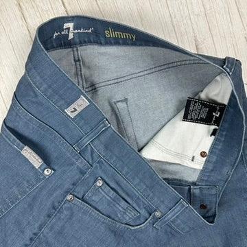 7 for all Mankind - Mens 'Slimmy' Slim Leg Jeans - Size 34