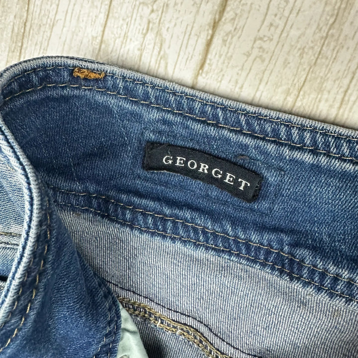 LTB Ladies 'Georget' Ankle Slim Distressed Jeans -Size 29