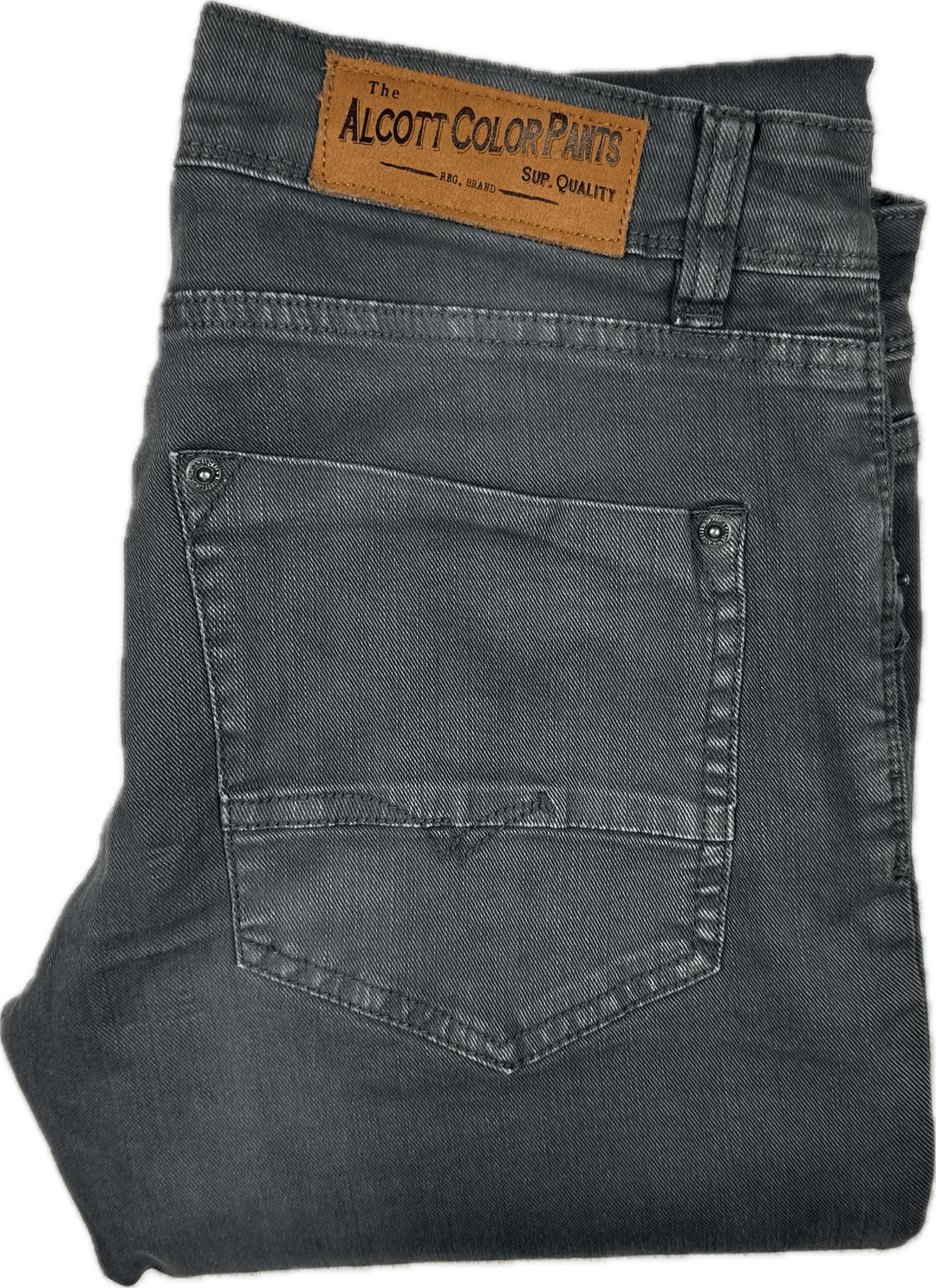 Alcott  Grey Mens  'Johnny' Skinny Jeans - Size 32"