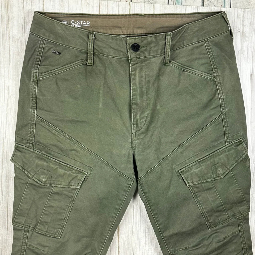 G Star RAW Womens 'Rovic Mid Skinny' Khaki Jeans -Size 27