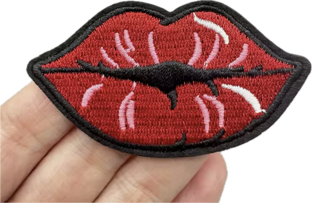 Lips- Embroidered Patch