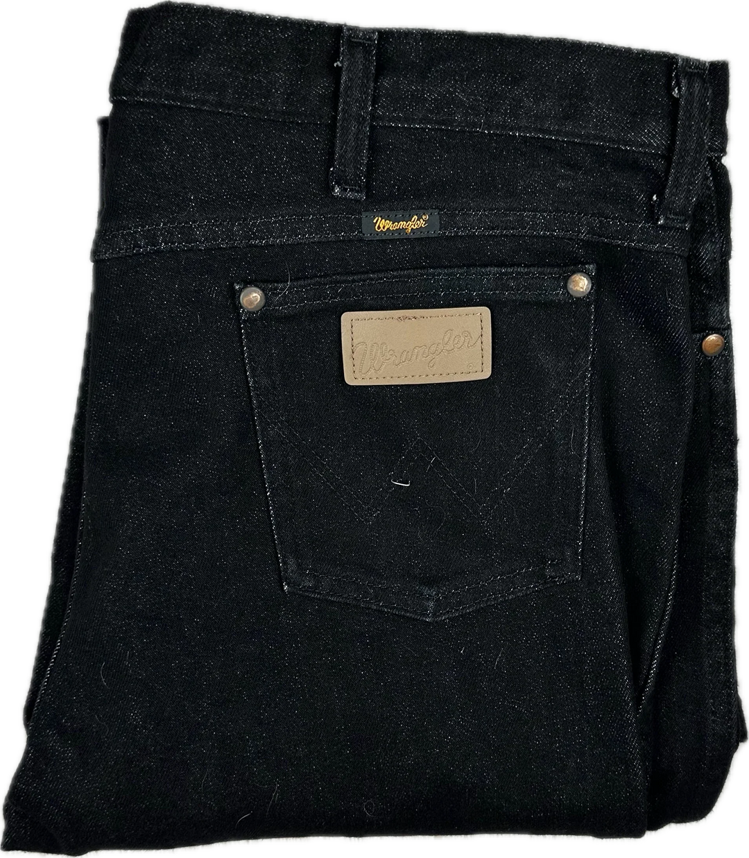 Wrangler Mens Black Classic Jeans - Size 40S