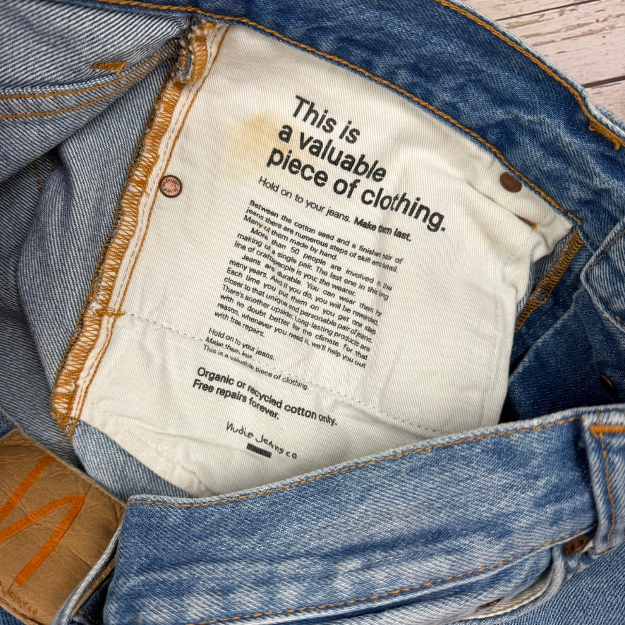 Nudie Jeans Co. 'Steady Eddie II' All Day Blues Wash Jeans - Size 30/34