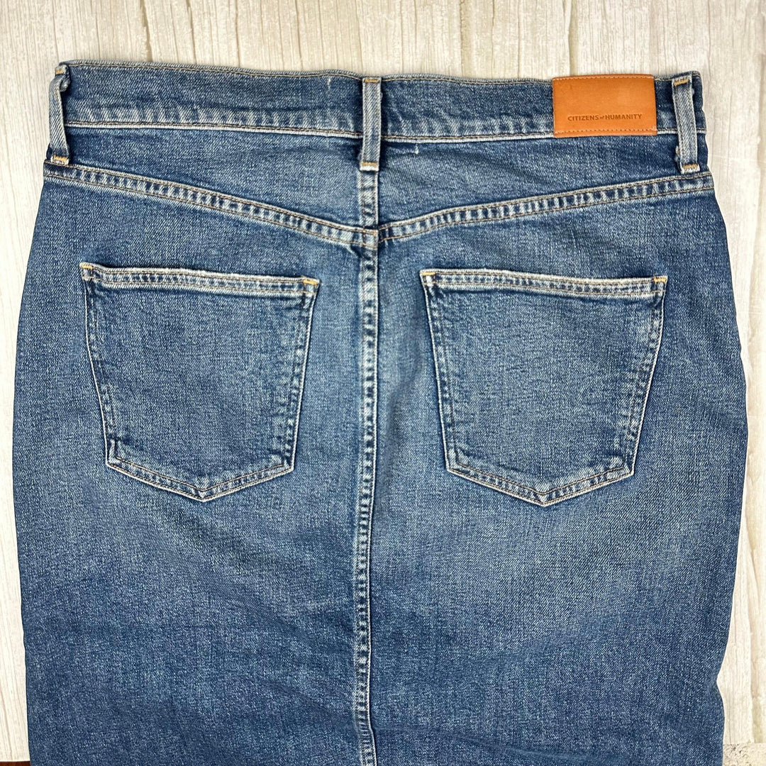 Citizens of Humanity 'Aubrey' Denim Midi Skirt- Size 29