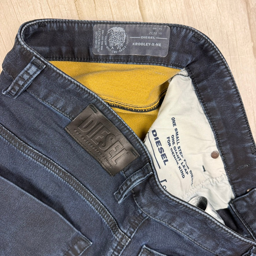 Diesel Mens 'Krooley X.NE' Regular Slim Carrot Jeans - Size 32