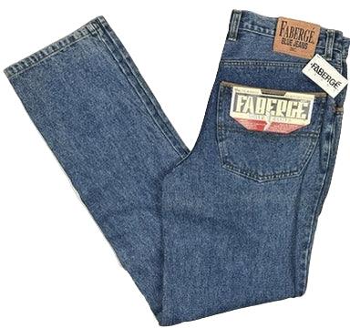 NWT- Deadstock Fabergé 1980's Mens Jeans - Hard to find!- Suit Size 31