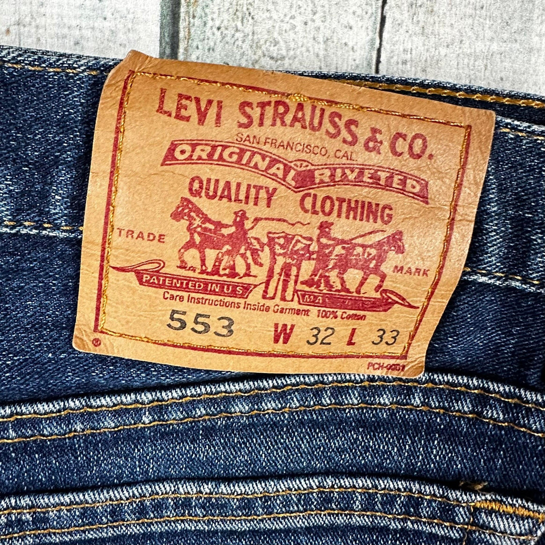 Vintage 1990's Australian Made Levis 553 Jeans - Suit Size 12 - Jean Pool