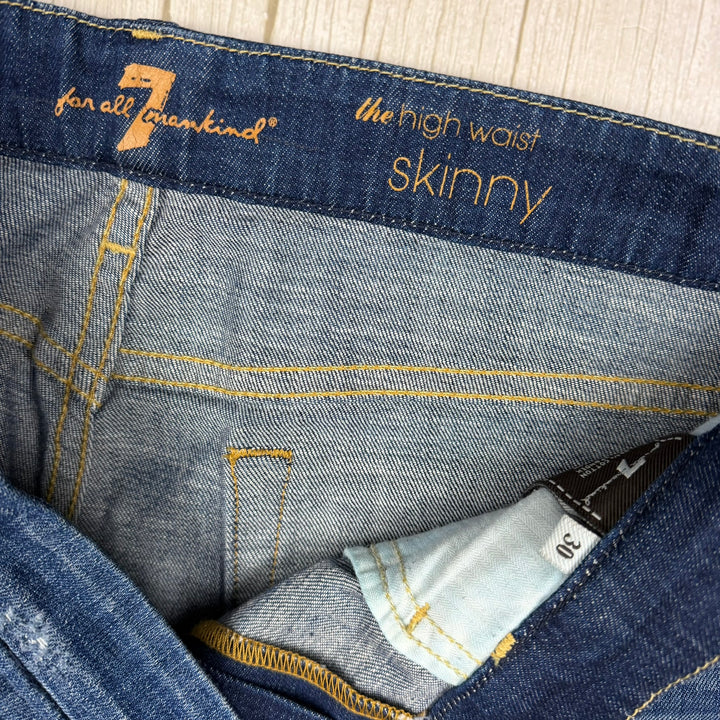 7 for all Mankind 'The High Waist Skinny' Jeans Size- 30