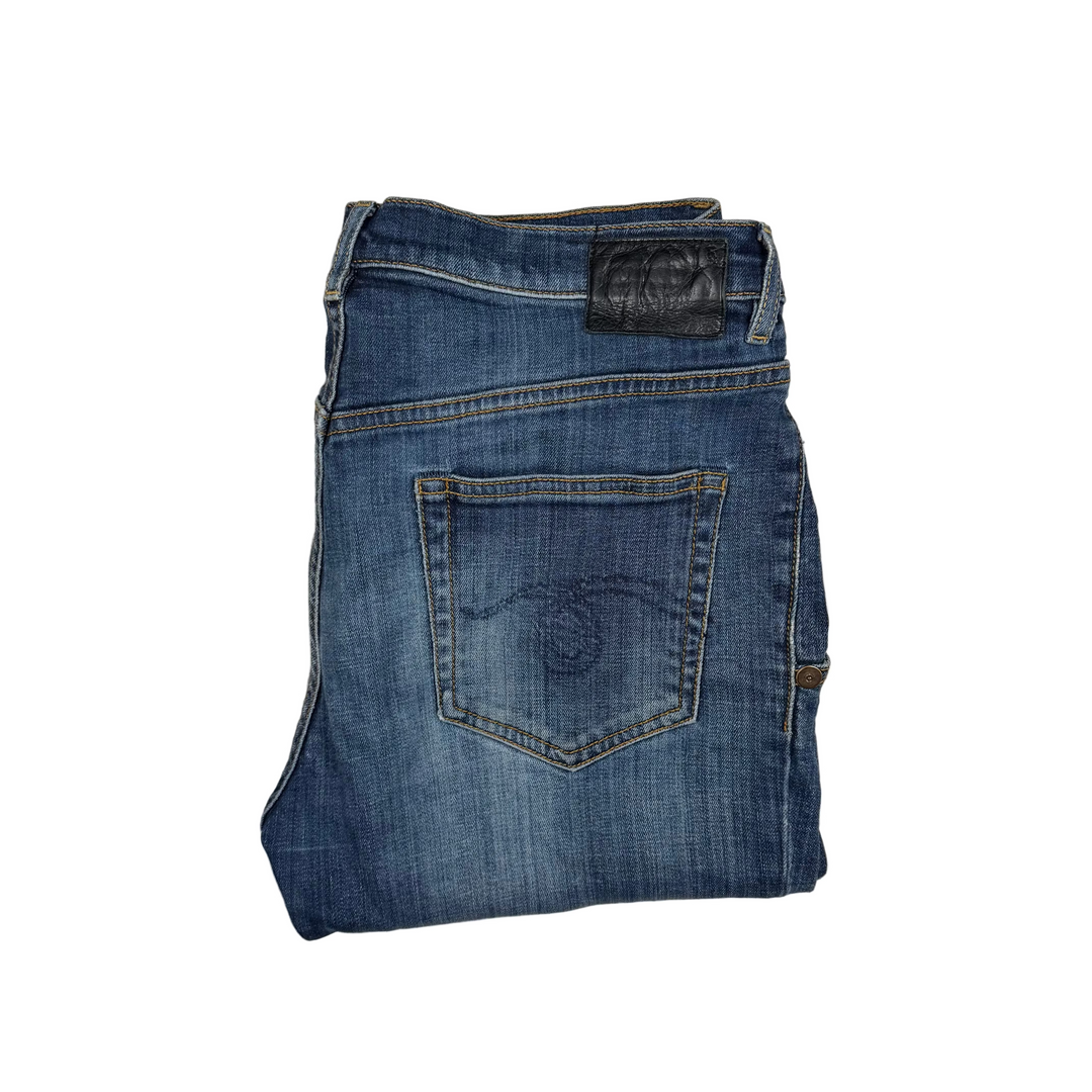 R13 Made in Italy 'X Over' Blue Jeans Jeans- Size 28