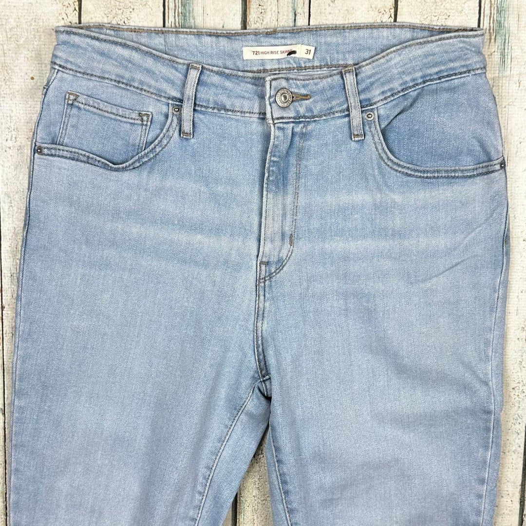 Levis 721 High Rise Skinny Denim Jeans - Size 31 - Jean Pool