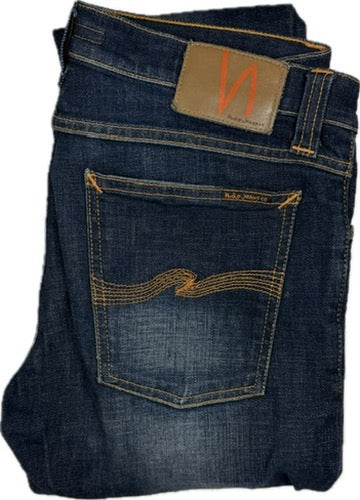 Nudie Jeans Co 'Tight Long John' Organic Night Worn Jeans - Size 30/32