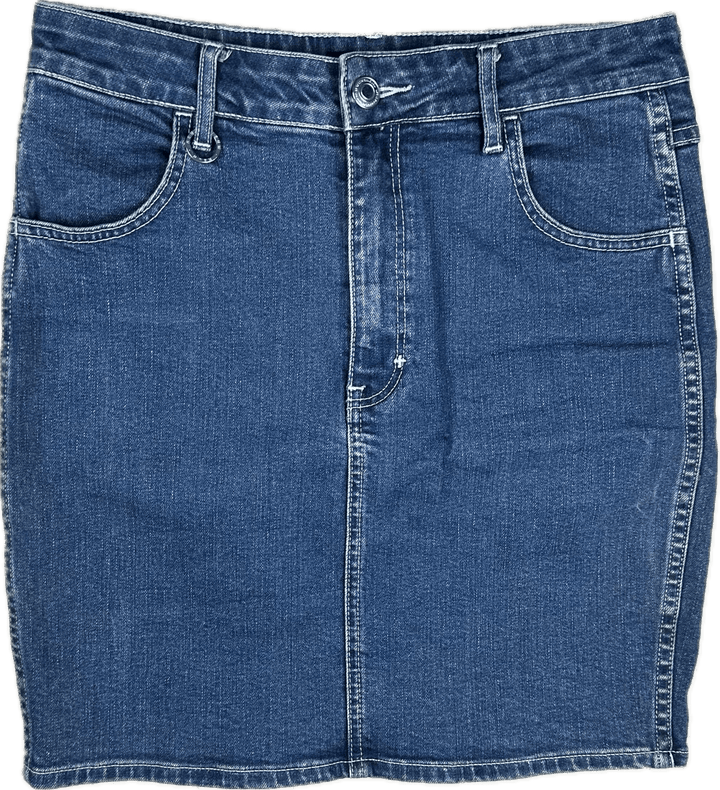 Neuw Denim Stretch Jeans Skirt - Size 11 - Jean Pool