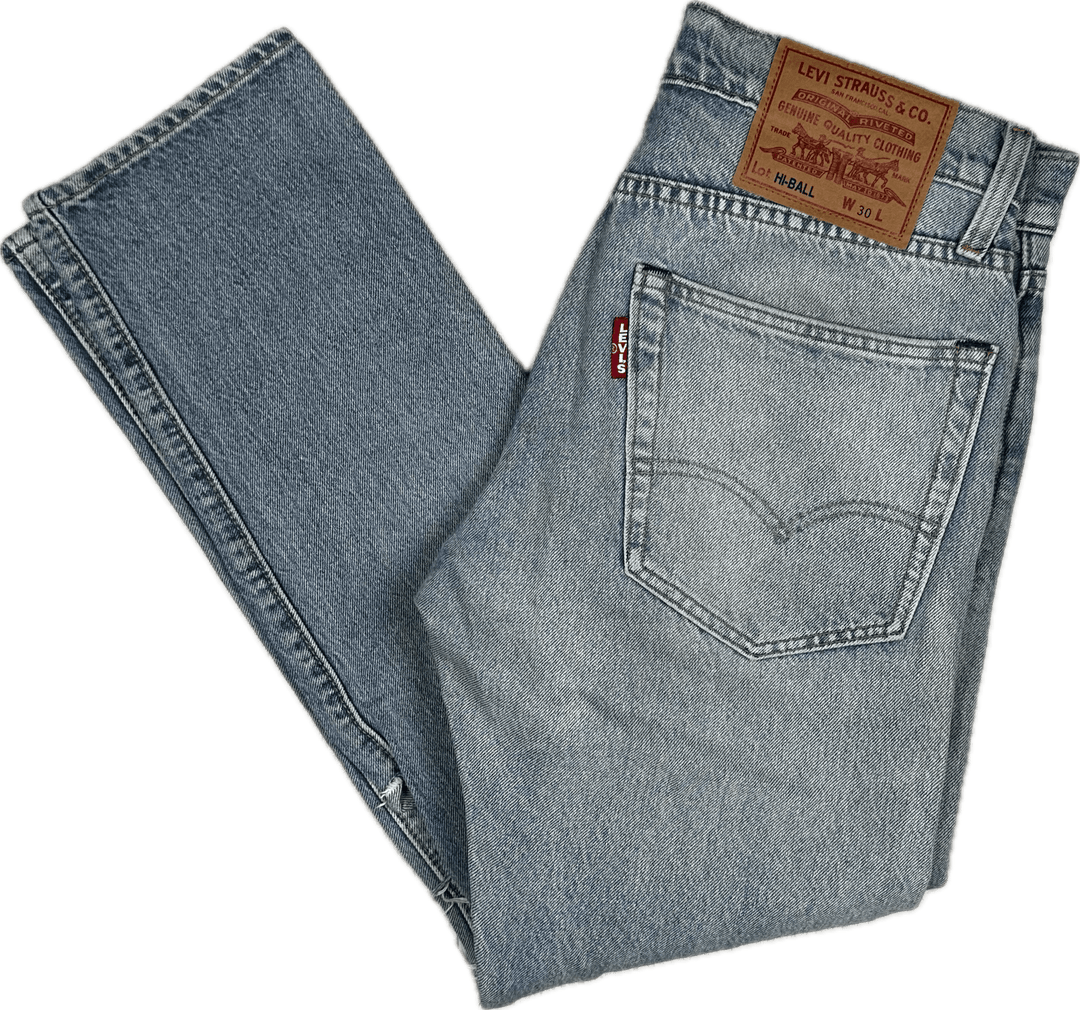 Levis Mens 'HI- BALL' Relaxed Busted Jeans -Size 30