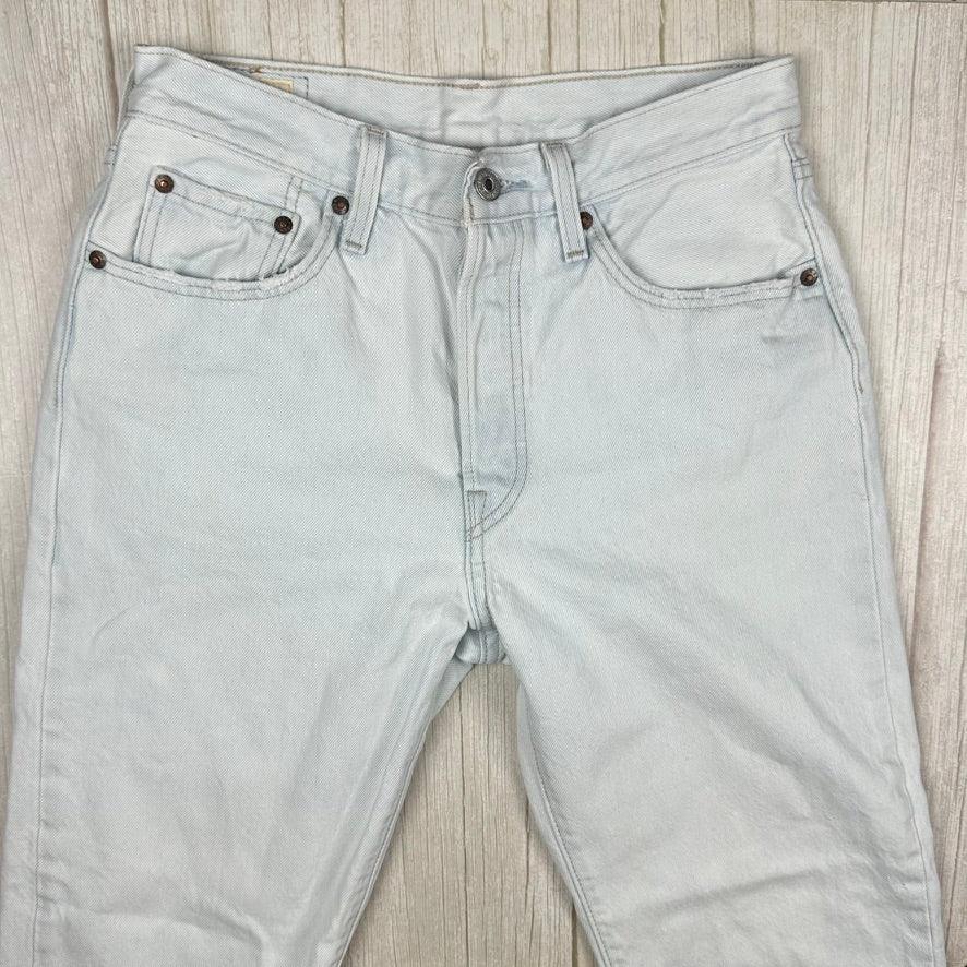 Levis Premium 501s Classic Ladies Denim Ankle Jeans -Size 27/28
