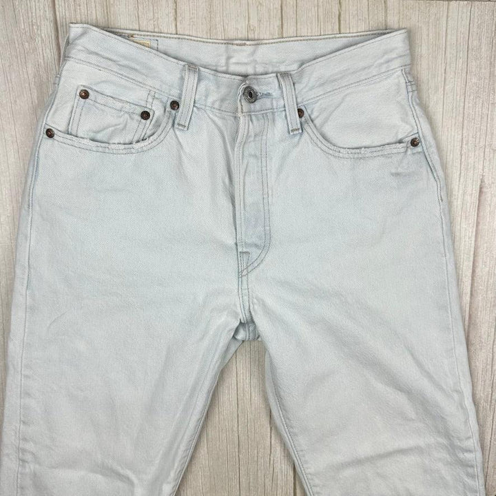 Levis Premium 501s Classic Ladies Denim Ankle Jeans -Size 27/28