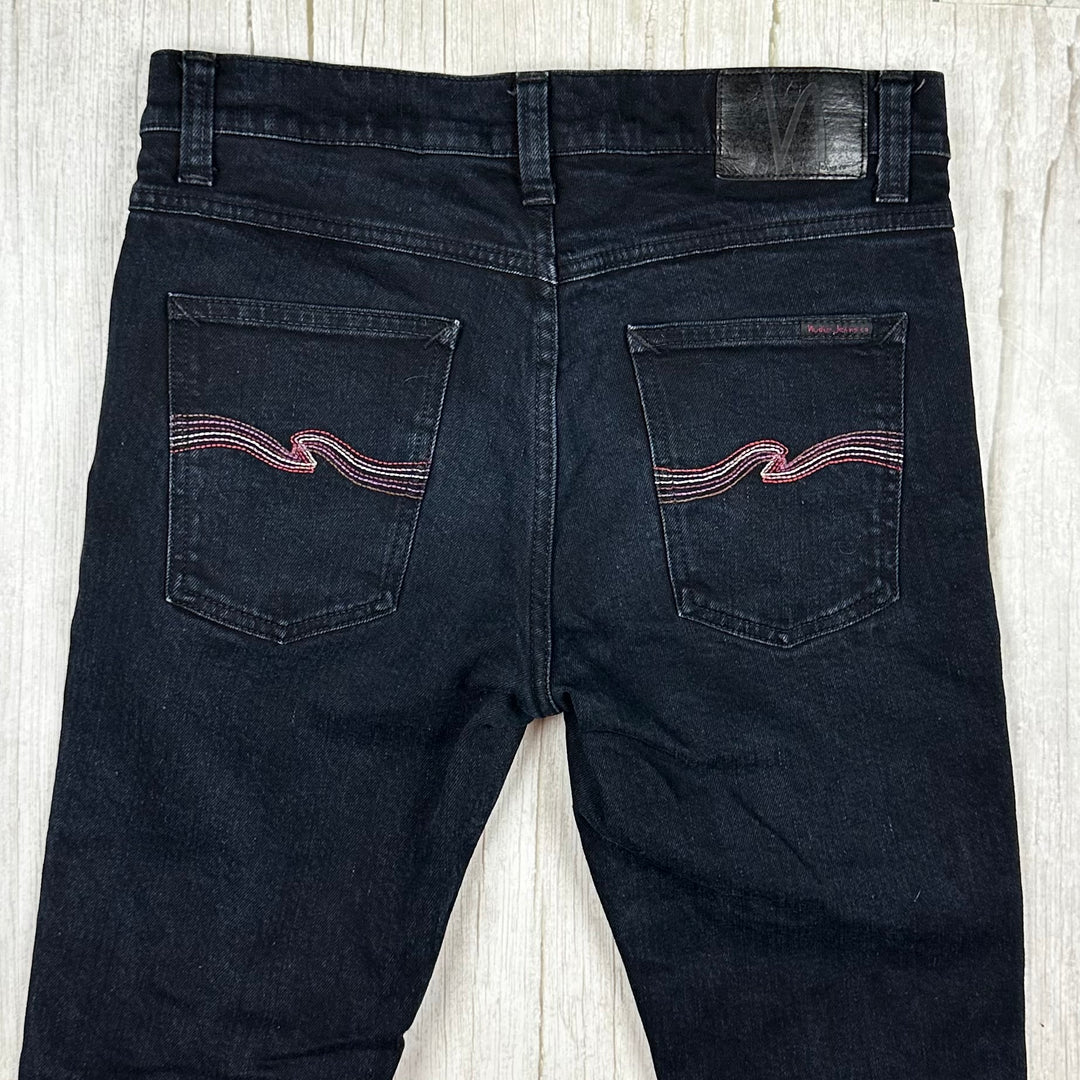 Nudie Lim. Ed. 'Lean Dean' Dry Rebirth Embro Jeans- Size 32/30