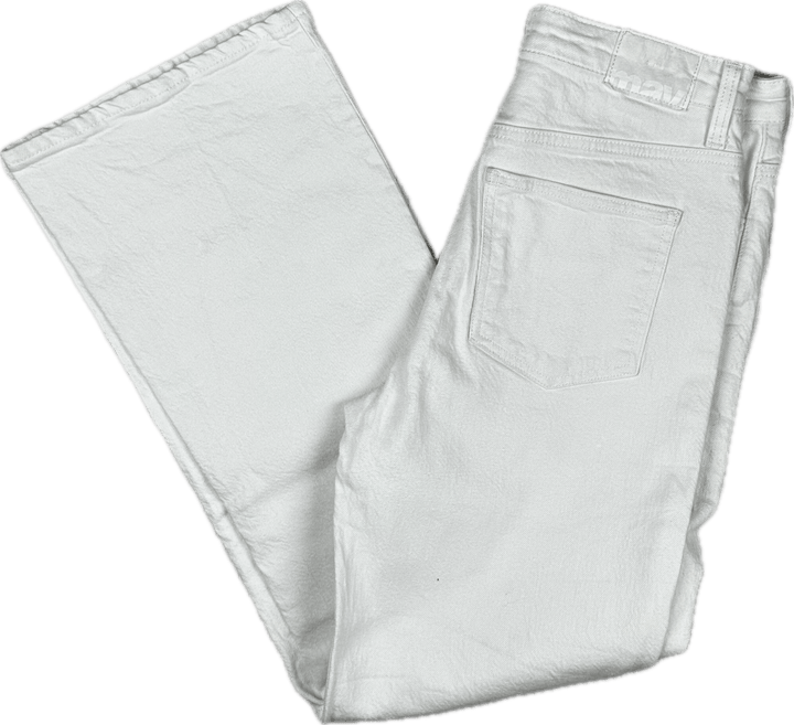 Mavi Jeans 'Victoria' White Wide Leg Jeans -Size 27