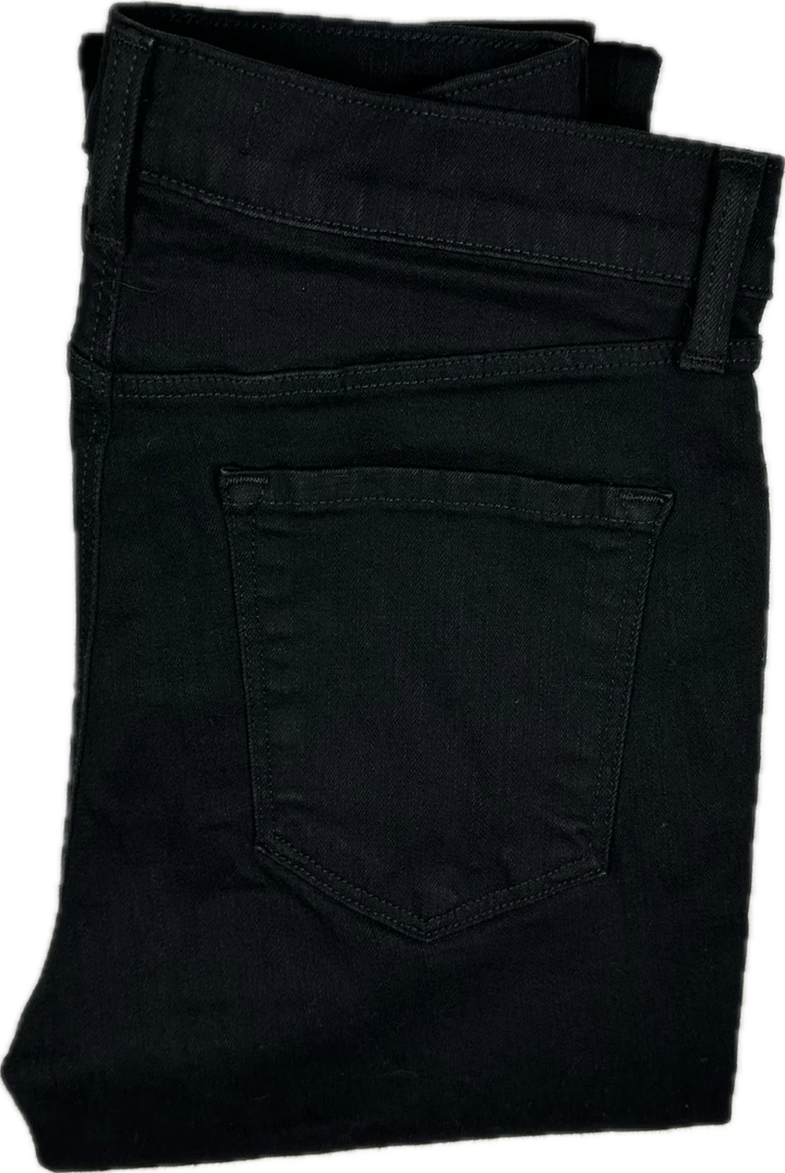 J Brand 'Alana' Vanity Black Skinny Jeans - Size 27"