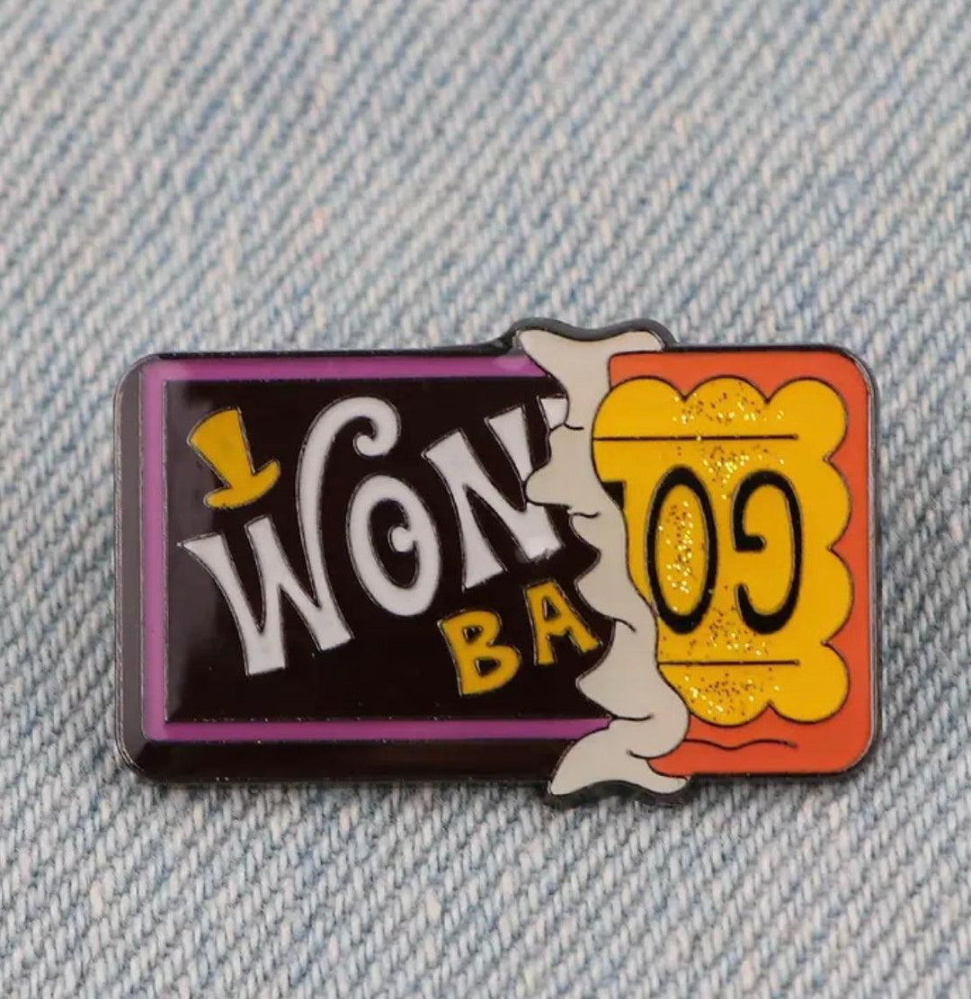 Wonka bar - Golden Ticket' - Enamel Pin - Jean Pool