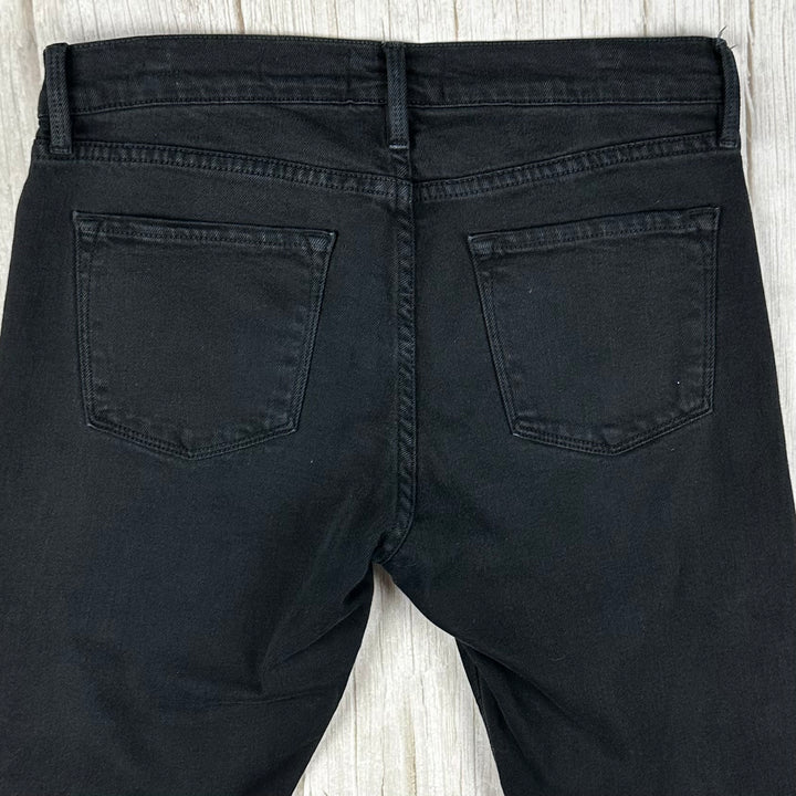 Frame Denim 'Le Garcon' Noir Boyfriend Jeans- Size 27