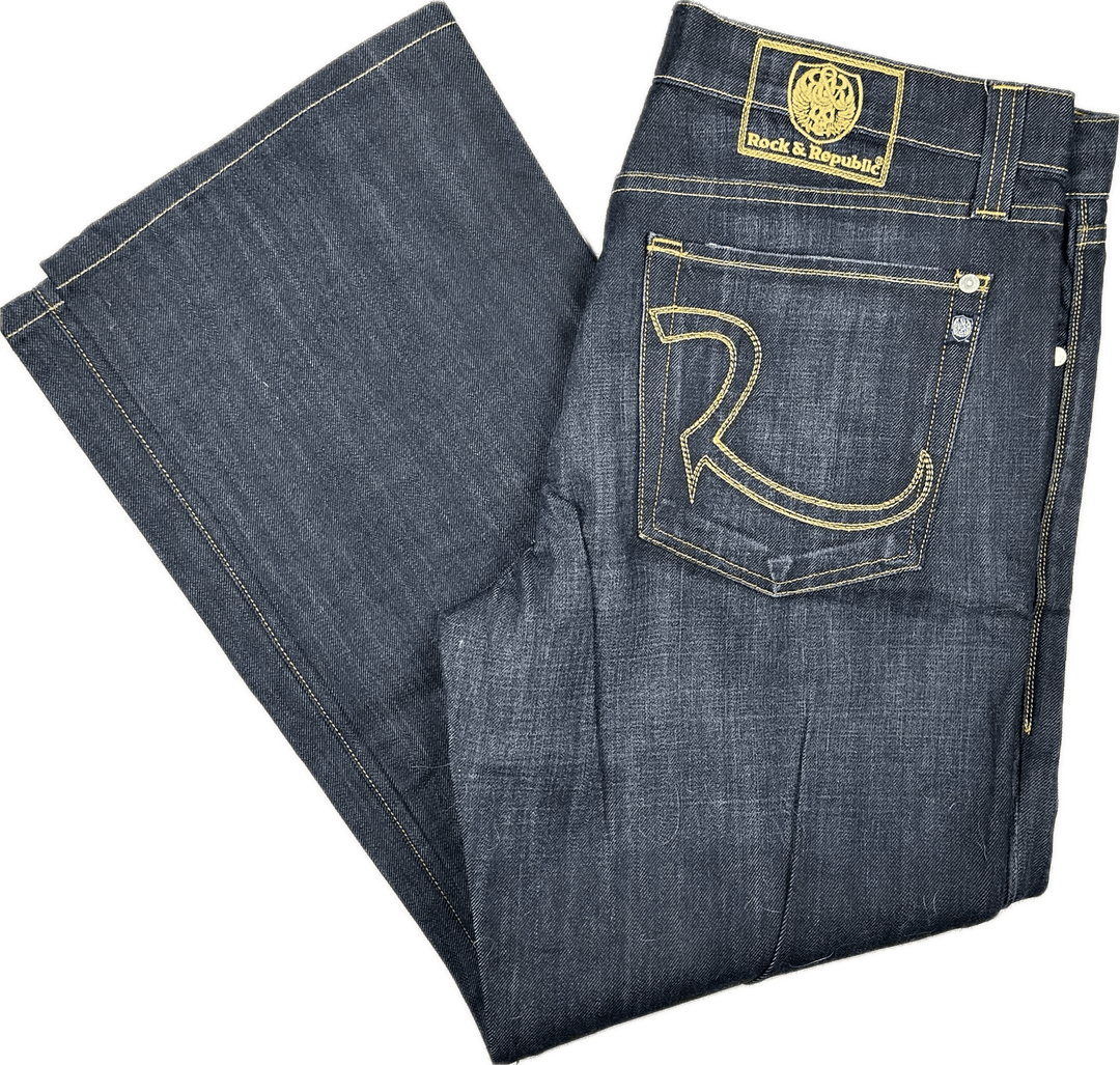 Rock & Republic Mens 'Henlee' Bootcut Jeans- Size 38 - Jean Pool