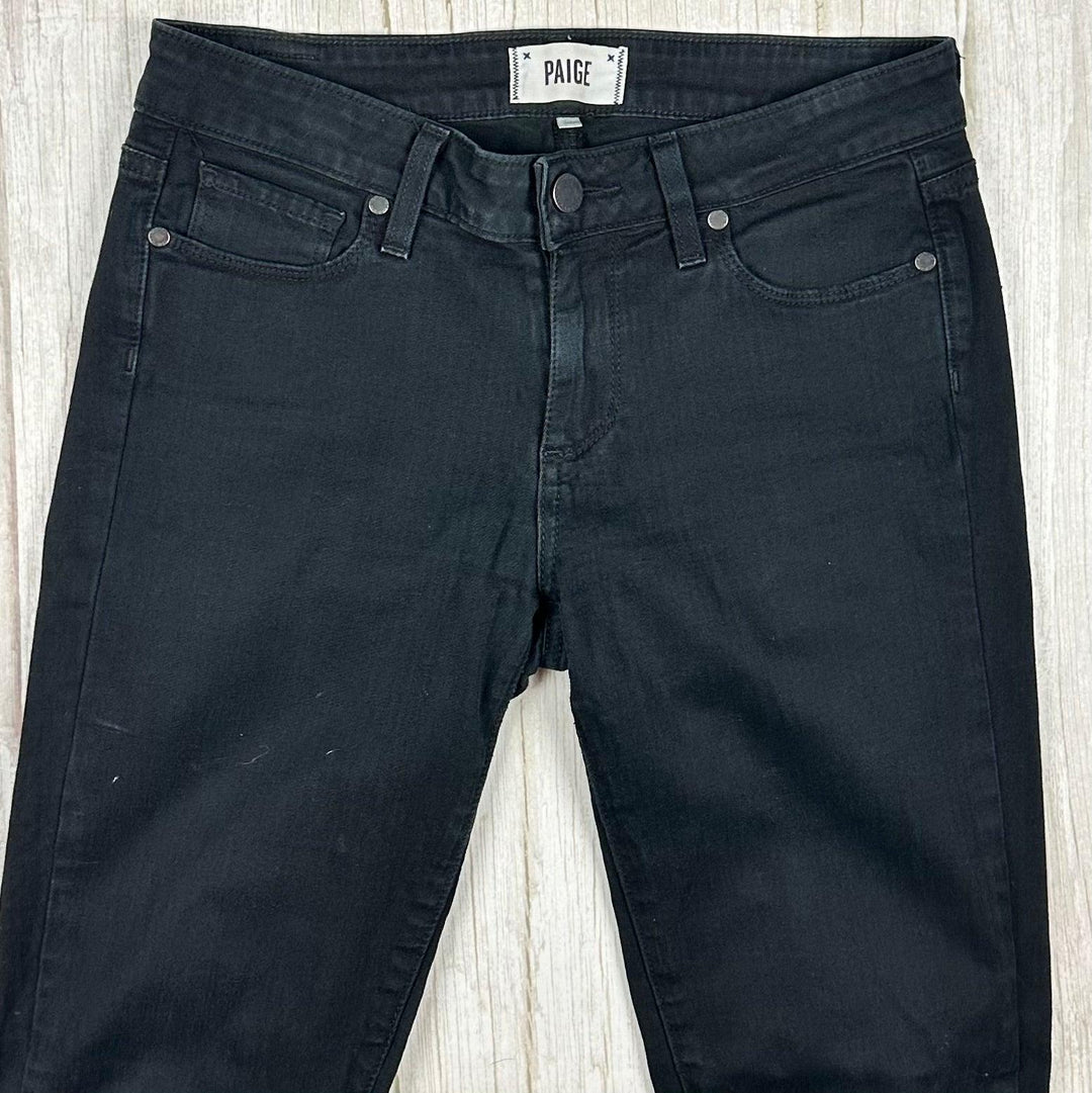 Paige Denim 'Verdugo Ultra Skinny' Black Jeans- Size 29 - Jean Pool