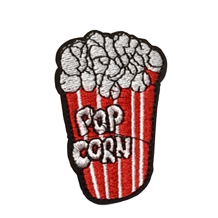 Popcorn Box - Embroidered Cloth Patch