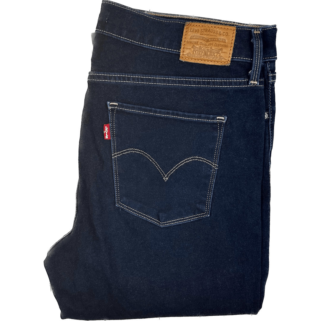 Levis 314 Shaping Ladies Straight Jeans - Size 32 (14AU) - Jean Pool