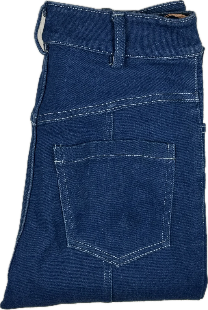 Manning Cartell Australian Made Slim Straight Jeans- Size 8