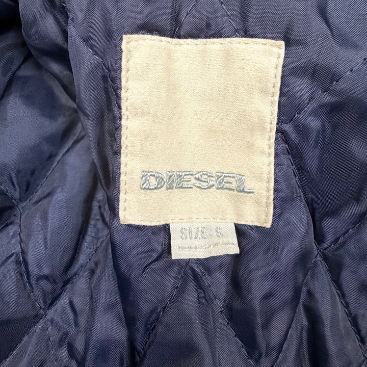 Diesel Kids Embroidered Logo Back Denim Jacket  - Size 6-8Y