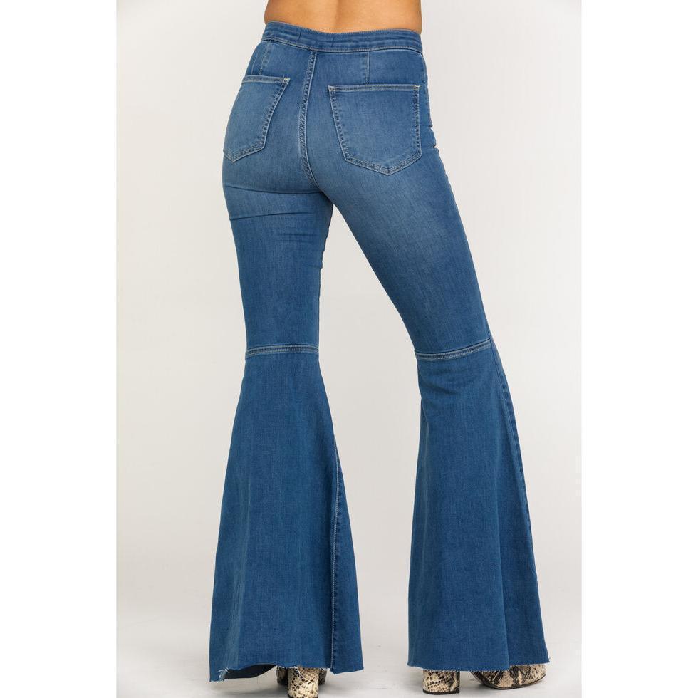 Free People Bell Bottom Super Flare Jeans -Size 24" - Jean Pool