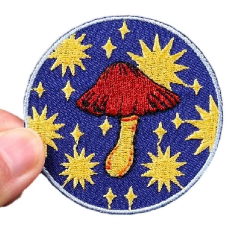 Magical Mushroom- Embroidered Patch - Jean Pool