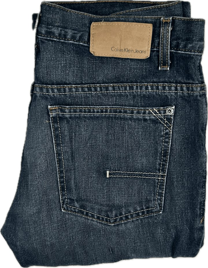 Calvin Klein Mens 'Bootcut' Jeans  -Size 30