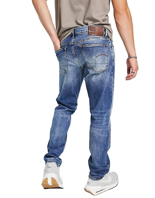 G Star '3301 Tapered' Stretch Mens Jeans -Size 36/32 - Jean Pool