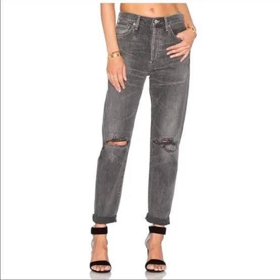 Citizens of Humanity 'Liya' High Rise Classic Crop Jeans - Size 24