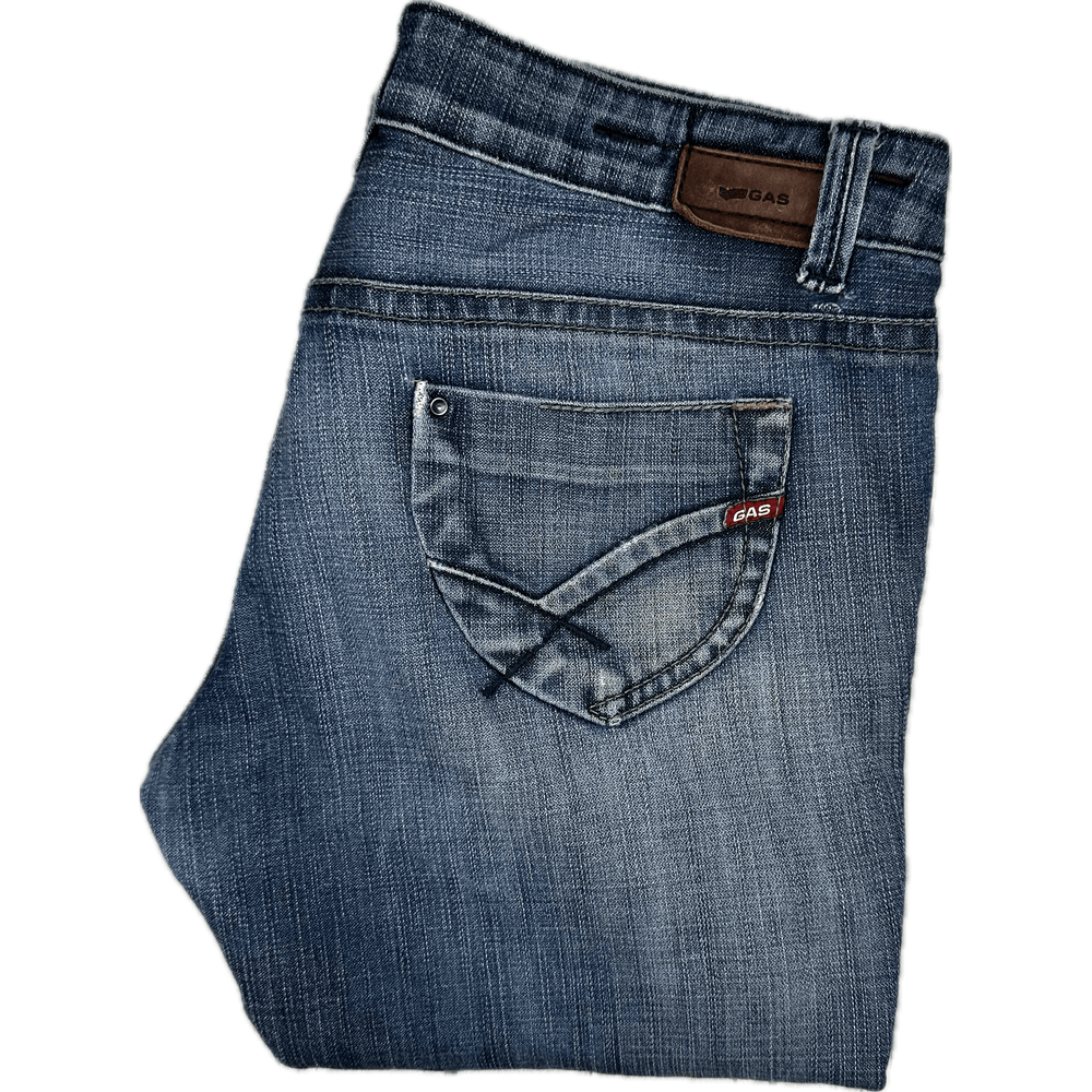 GAS Italian Womens 'Darline' Slim Fit Jeans -Size 32 - Jean Pool