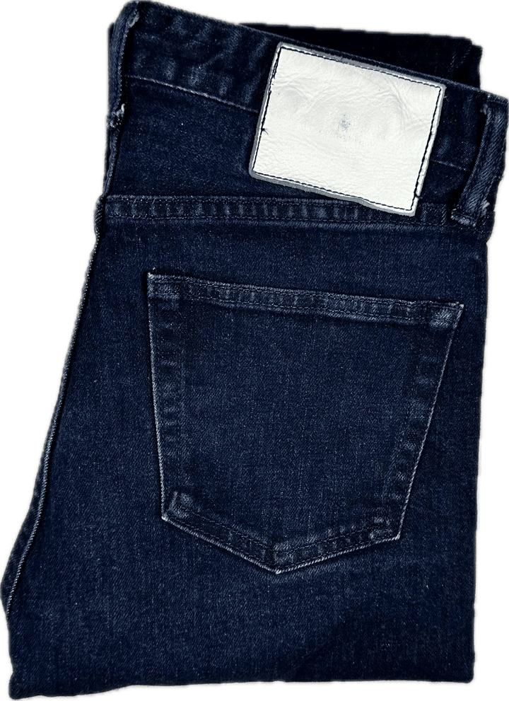 Bassike Made in Japan Classic Crop Jean -Size 26 - Jean Pool