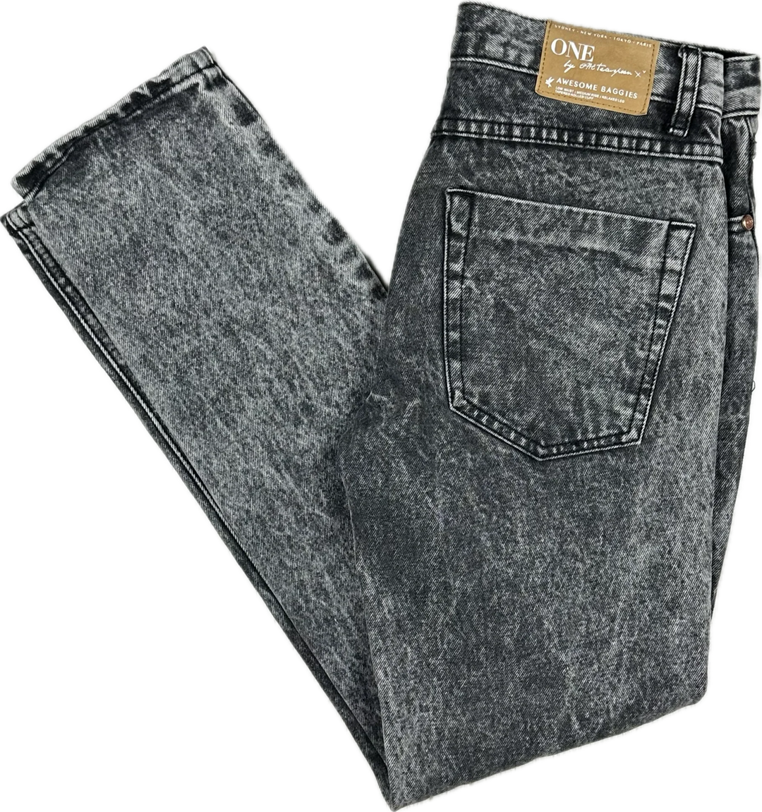 One Teaspoon Ladies Destroyed 'Awesome Baggies' Jeans - Size 24