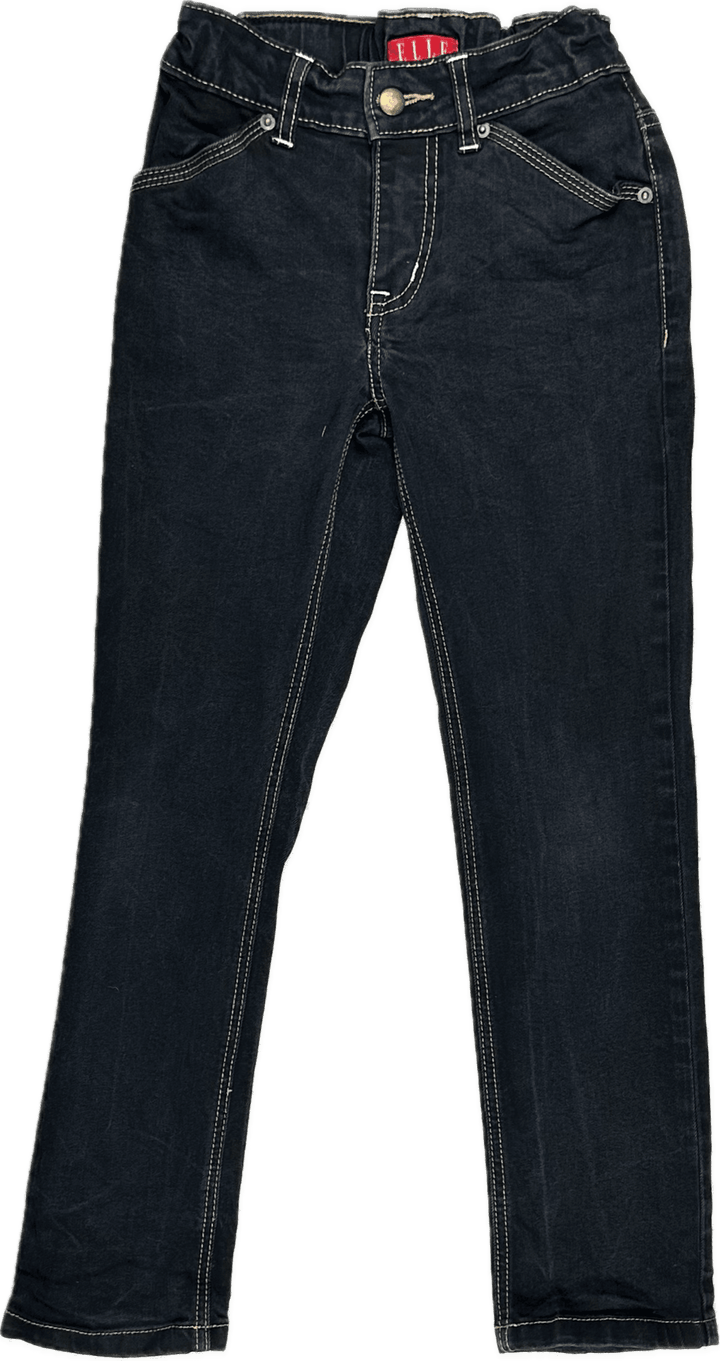 Elle Paris Stretch Kids Straight Jeans - Size 8