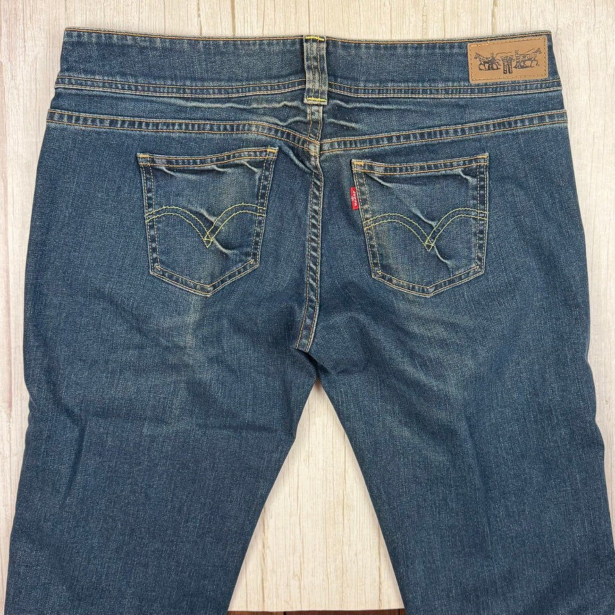 Levis Y2K 'Eve' Straight Red Tab Low Rise Jeans  -Suit Size 10/12